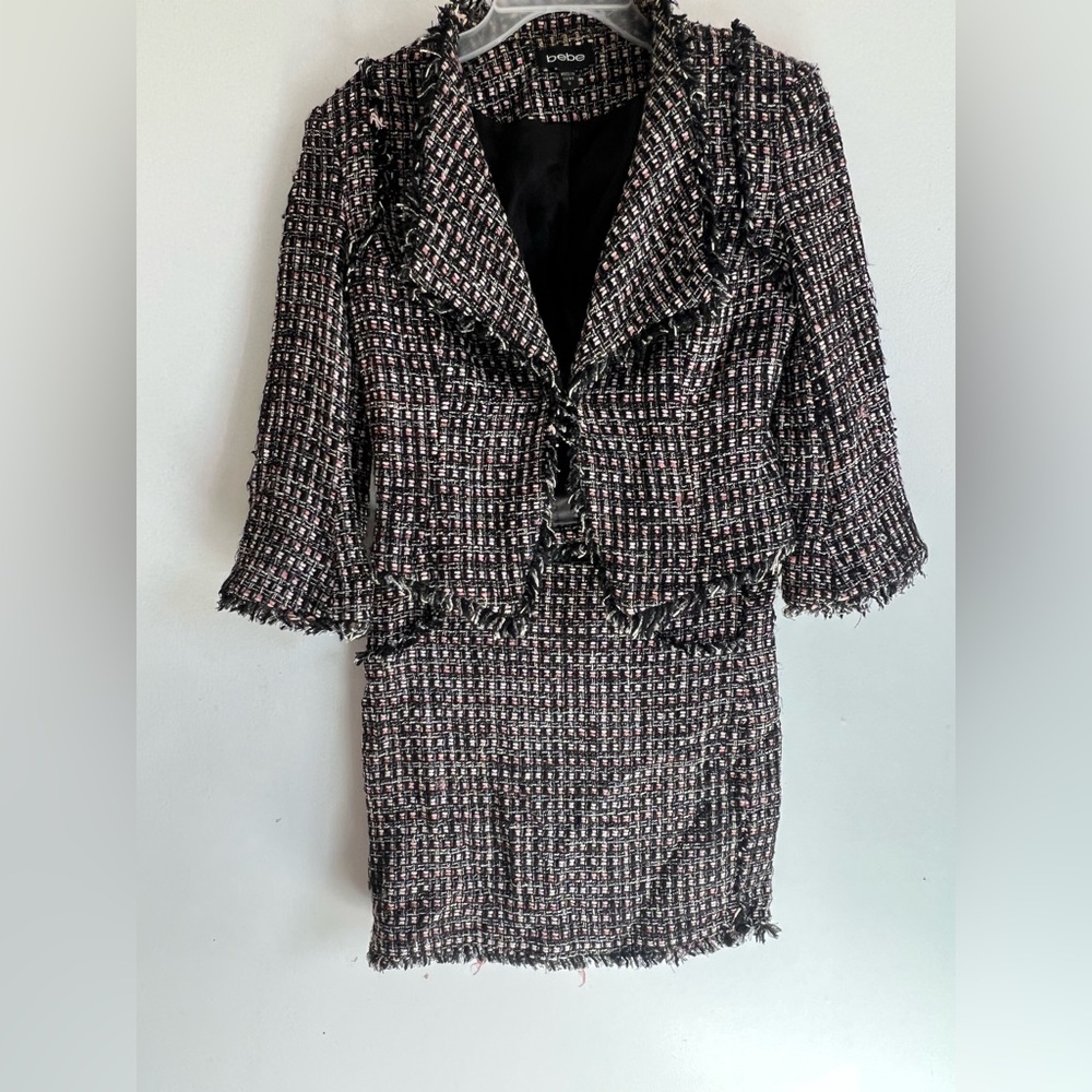 Bebe Tweed Skirt Suit Set 2011 collection
